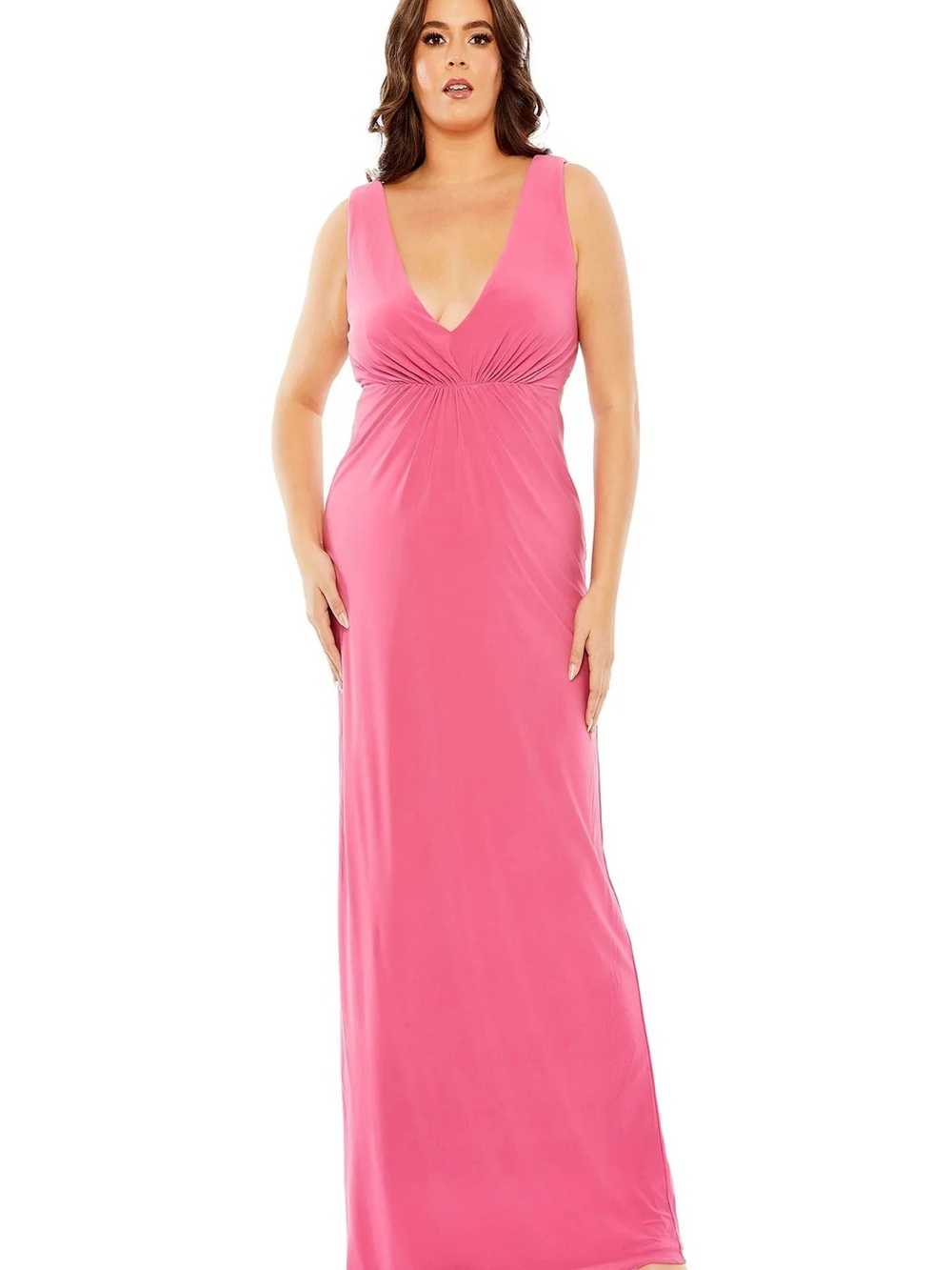 Mac Duggal Style 68536 Ruched Jersey Evening Gown – Size 16